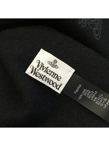 Vivienne Westwood - Rana Wool Logo Scarf / Black